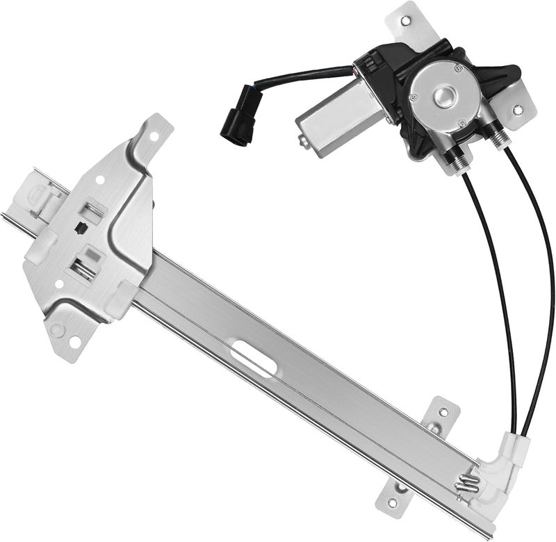 XIMAKA Rear Driver Side Power Window Regulator with Motor (2 Pins) Fit for 1997-2005 Buick Century 1997-2004 Regal, 1998-2002 Oldsmobile Intrigue, 741-710 - Image 1